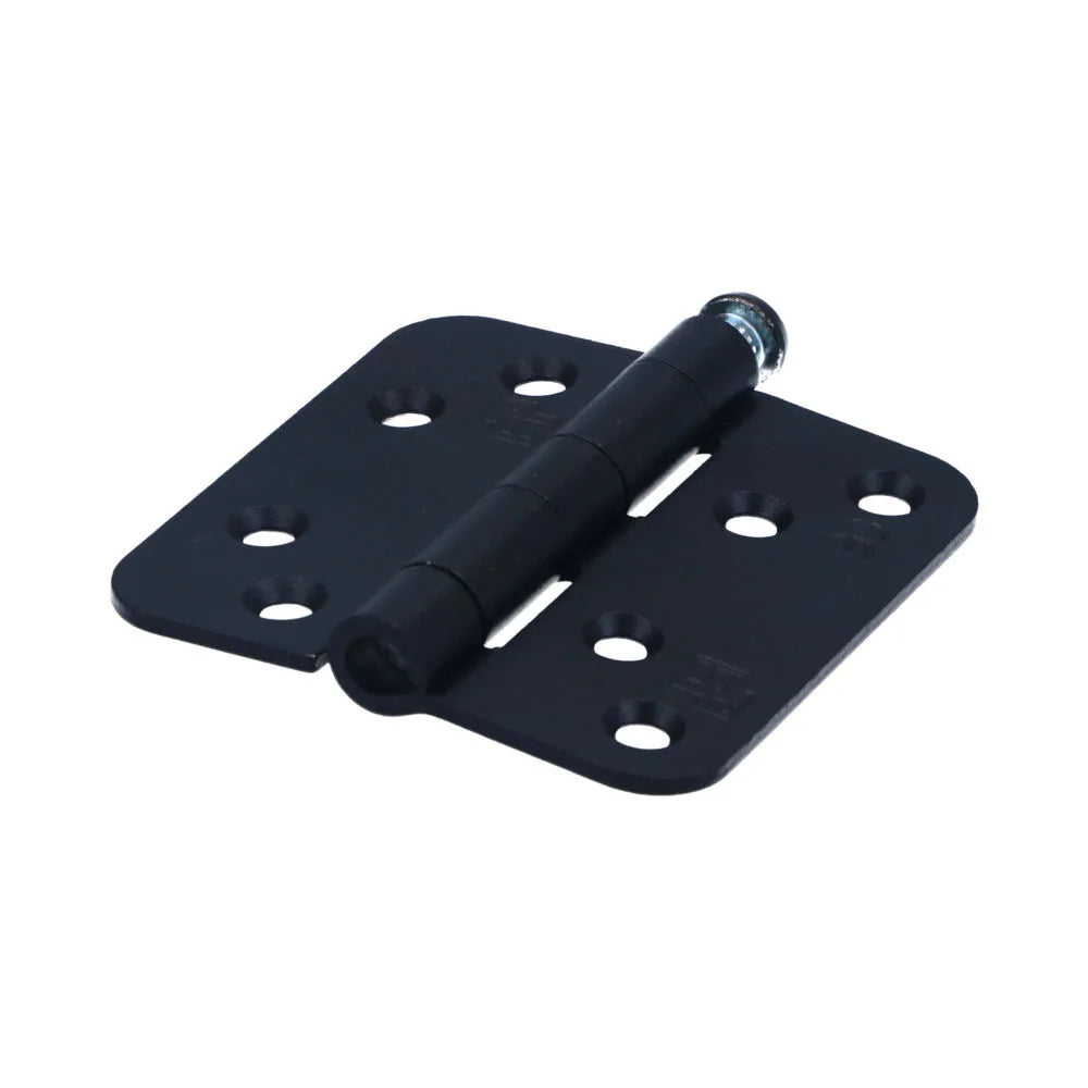 S2 scharnier 76x76x2.4 zwart afgerond