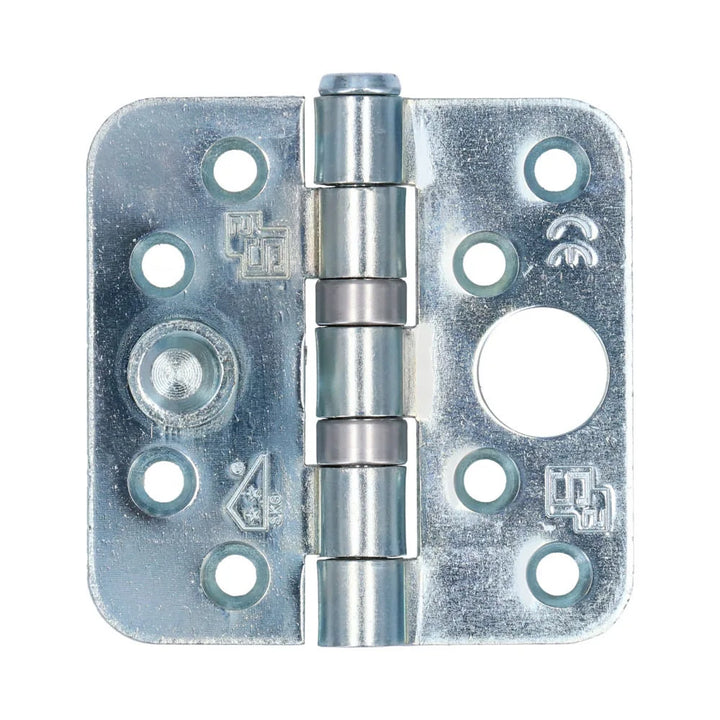 S2 veiligheidskogellagerscharnier 6522 76x76x2.4 silverlook SKG** afgerond