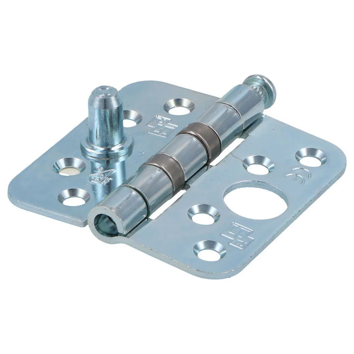 S2 veiligheidskogellagerscharnier 6522 76x76x2.4 silverlook SKG** afgerond