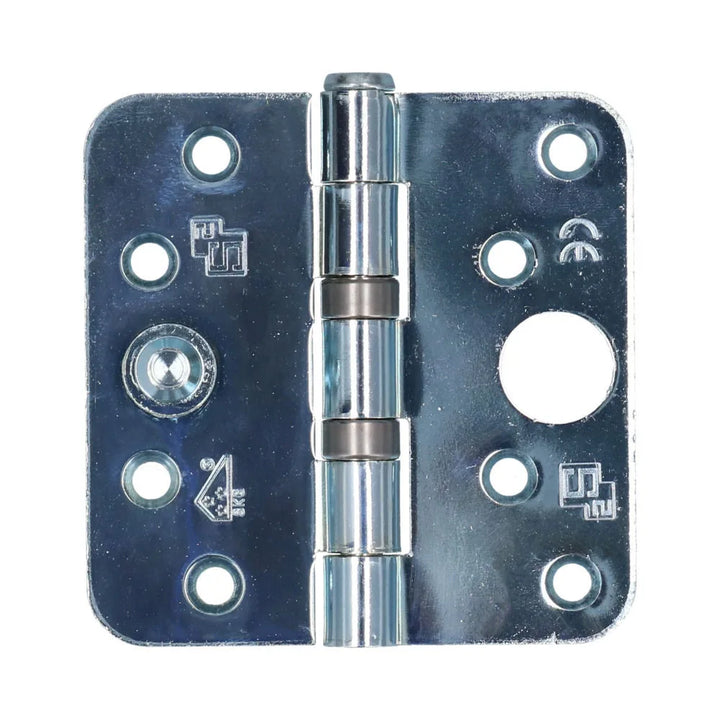 S2 veiligheidskogellagerscharnier 6512 89x89x2.4 silverlook SKG*** afgerond