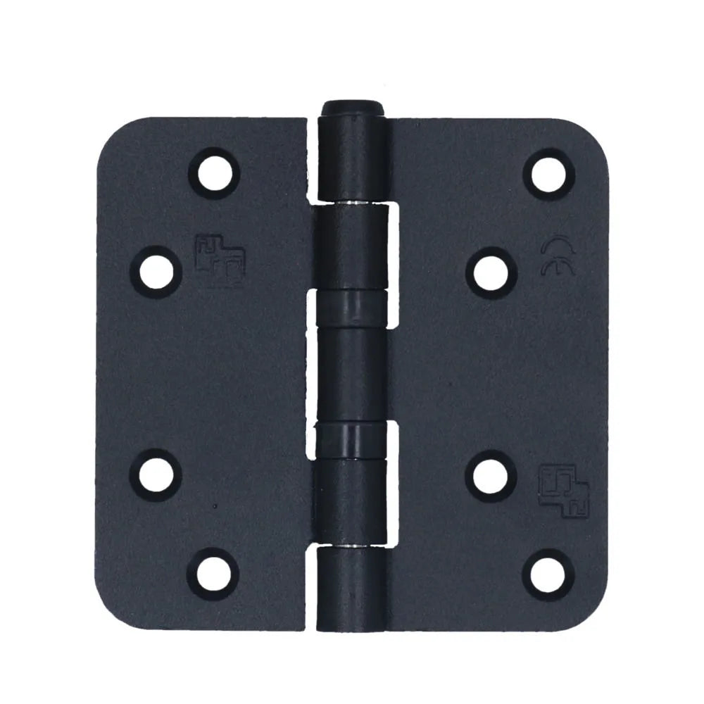 S2 nylon kogellagerscharnier 6512 89x89x2.4 zwart afgerond