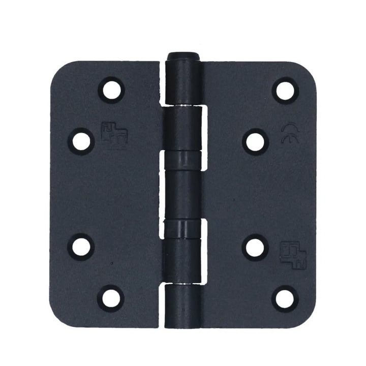 S2 nylon kogellagerscharnier 6512 89x89x2.4 zwart afgerond