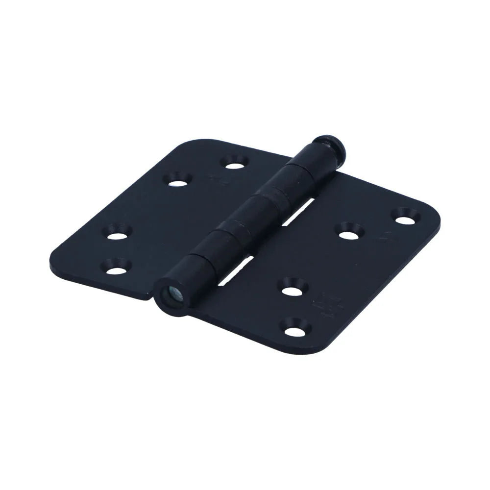 S2 nylon kogellagerscharnier 6512 89x89x2.4 zwart afgerond