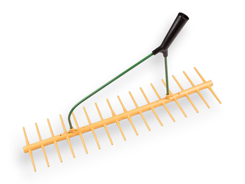 Hooihark JOST kunststof, 16 tanden, dubbel, schuin model, zonder steel