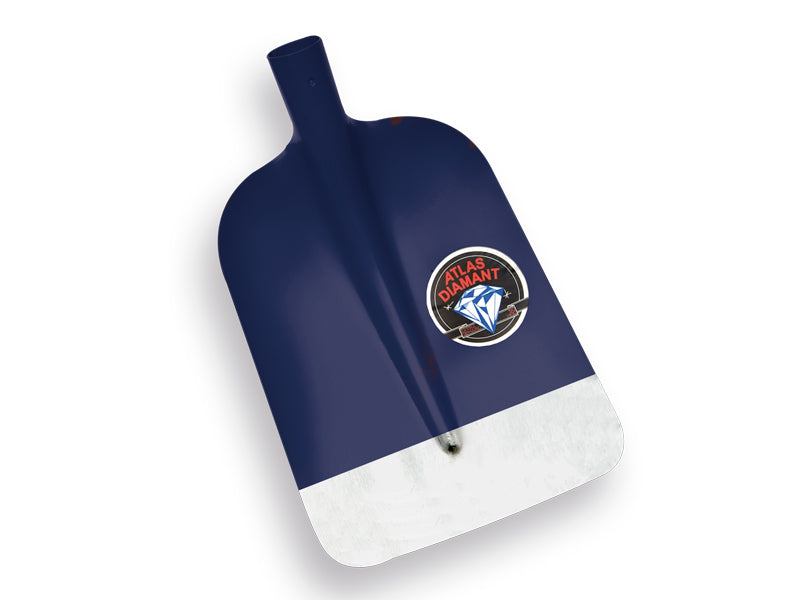 Betonschop Atlas Diamant 1/2 nr.0, gehard, blauw gelakt en ronde hoeken