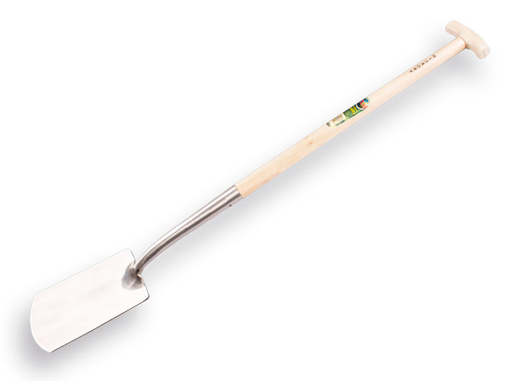 Zwanenhalsspade Atlas Diamant gepolijst blad, met Hickory 80cm T-steel