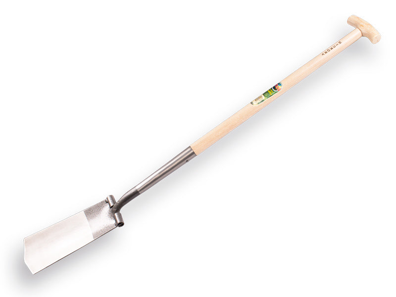 Kabelspade ATLAS Diamant gepolijst met opstapjes, met Hickory 80 cm T-steel