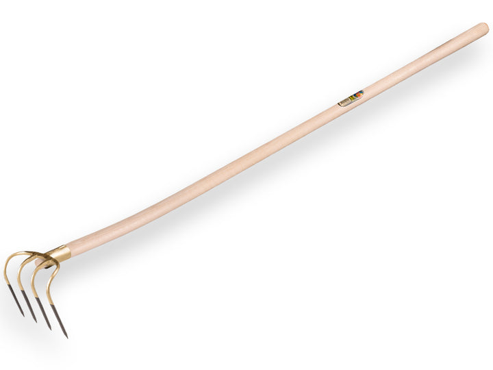 Mesthaak OFFNER met 4 KORTE tanden, lengte 13 cm, met batsesteel 140 cm