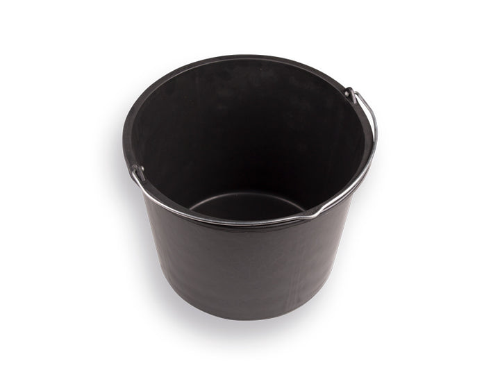 Bouwemmer ZWART GRIPLINE 20 liter met hengsel