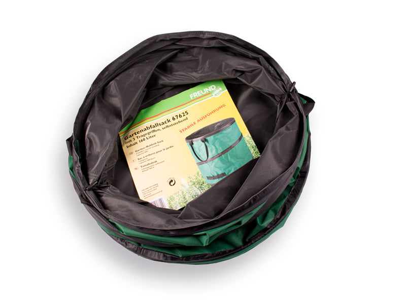 Tuinafvalzak Pop UP - FREUND Profi 160 liter met veer. Hoogte 64 cm, Ø 54 cm