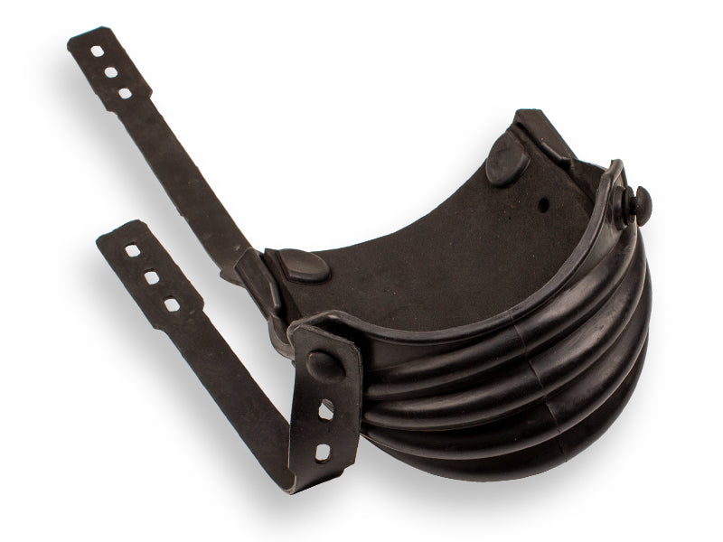 Kniebeschermers  LABORA Harmonica KORT met 4 vouwen. 1 paar.  Reach compliant rubber. CE keurmerk