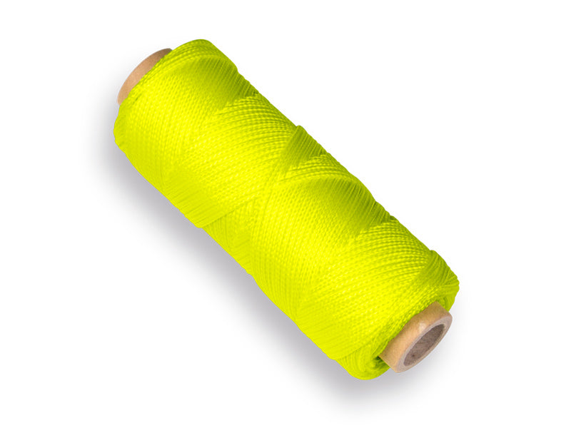 LABORA Uitzetkoord Nylon, 1,4 mm dik, fluor geel, 50 meter