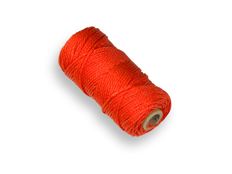 LABORA Uitzetkoord Nylon, 1,4 mm dik, oranje, 50 meter