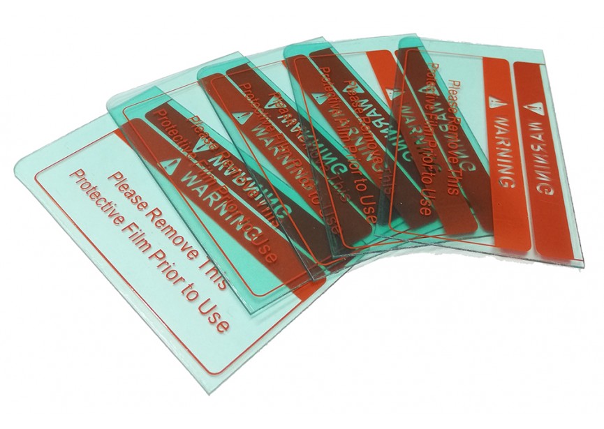 Beschermruitjes binnen 105x46mm (per 5) voor Weldmeister lashelm