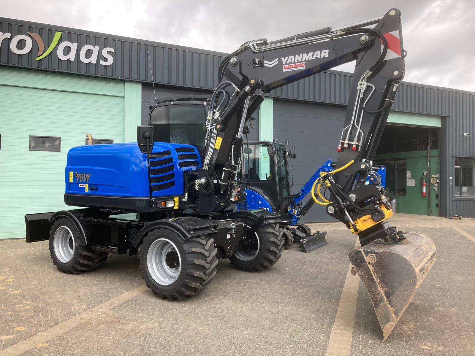 Mobiele midigraafmachine Yanmar B95W