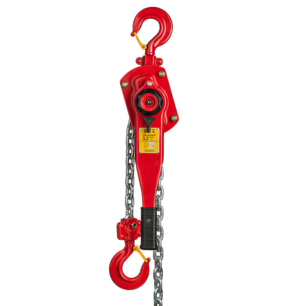 DELTA RED Premium rateltakel 3.2 ton met overlastbeveiliging
