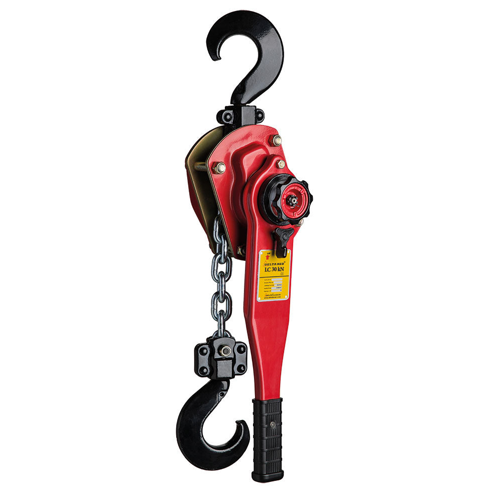 Premium rateltakel met scheepswerf haken 1,5 ton