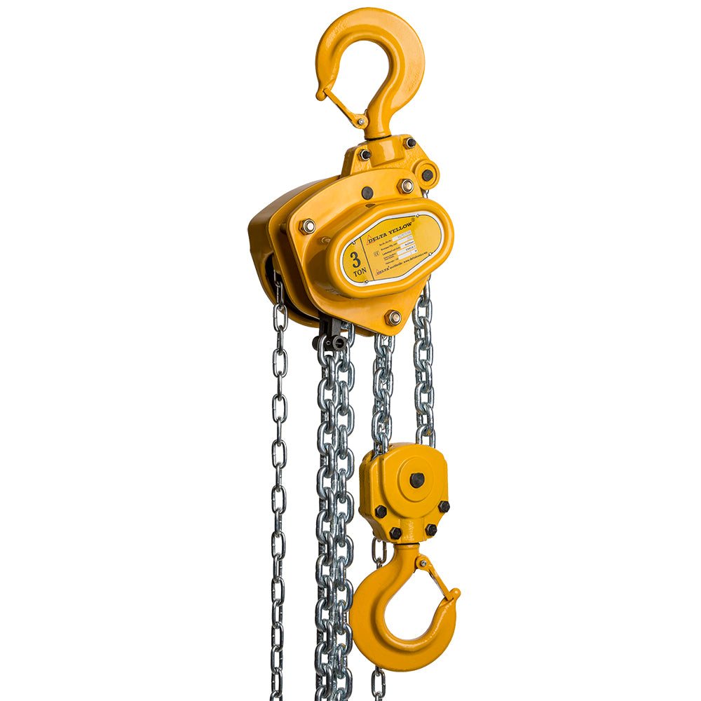 DELTA YELLOW Handketting takel 3 ton