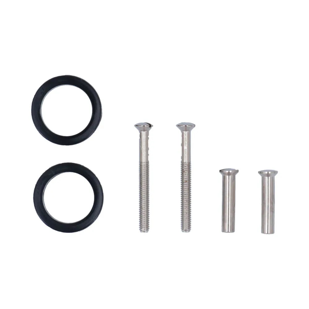 HANDIG patentbouten+krukring zwart