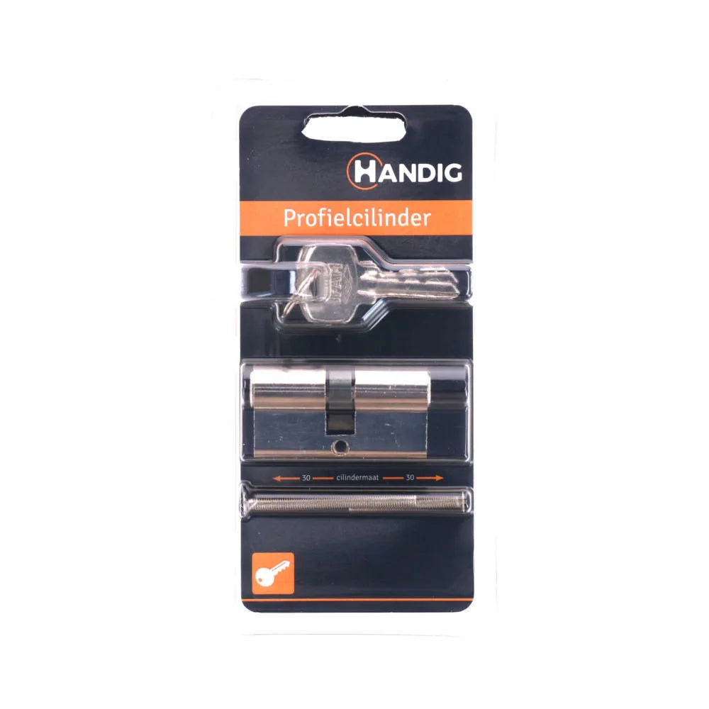 HANDIG profielcilinder 30/30mm incl. 3 sleutels