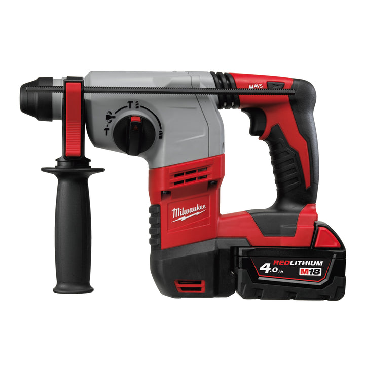 HD18 H-402C 4-standen Heavy Duty SDS-plus boorhamer (2x 4.0 AH accu en lader)