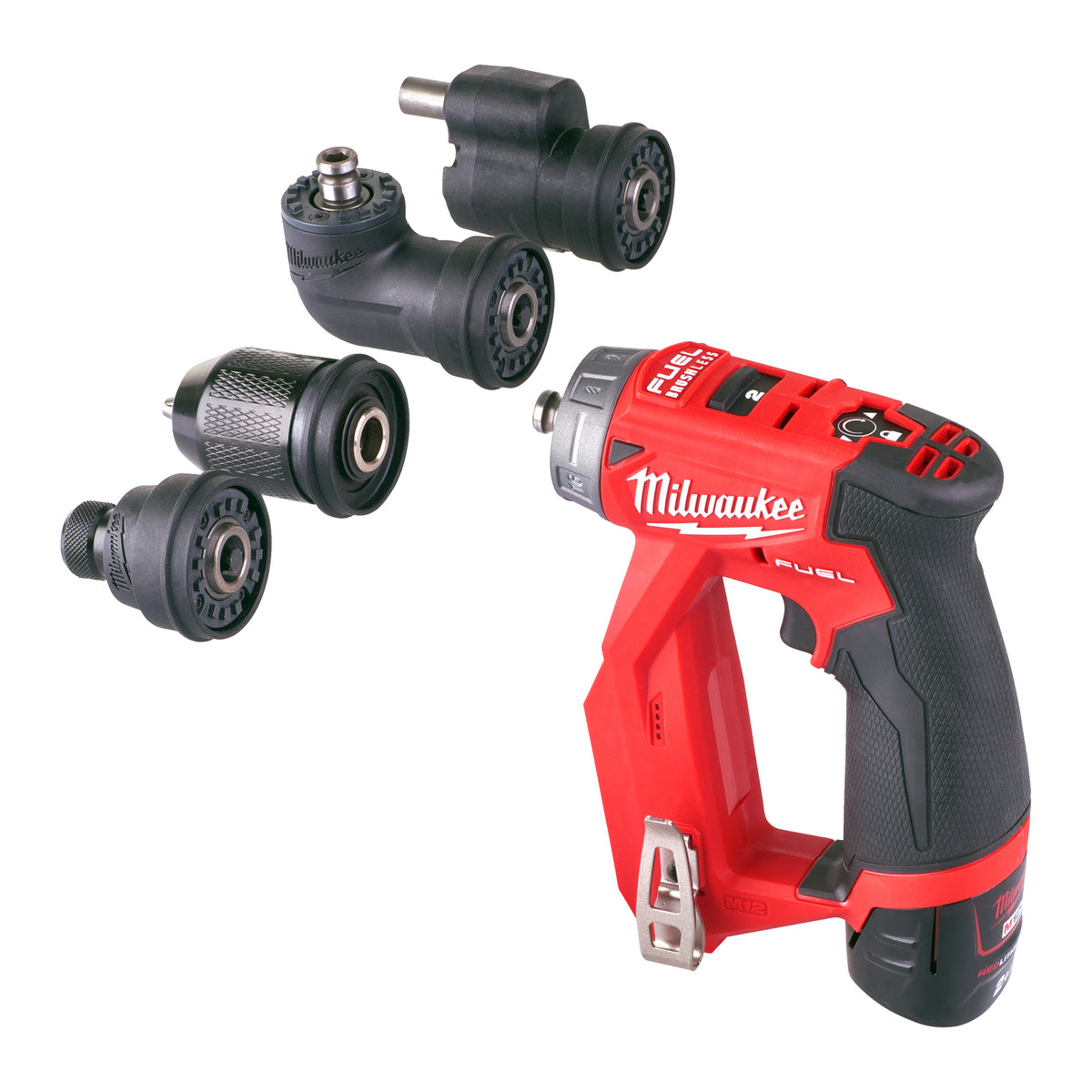 M12 FDDXKIT-202X subcompacte installatieboorm  (2x 2 AH accu en lader)achine