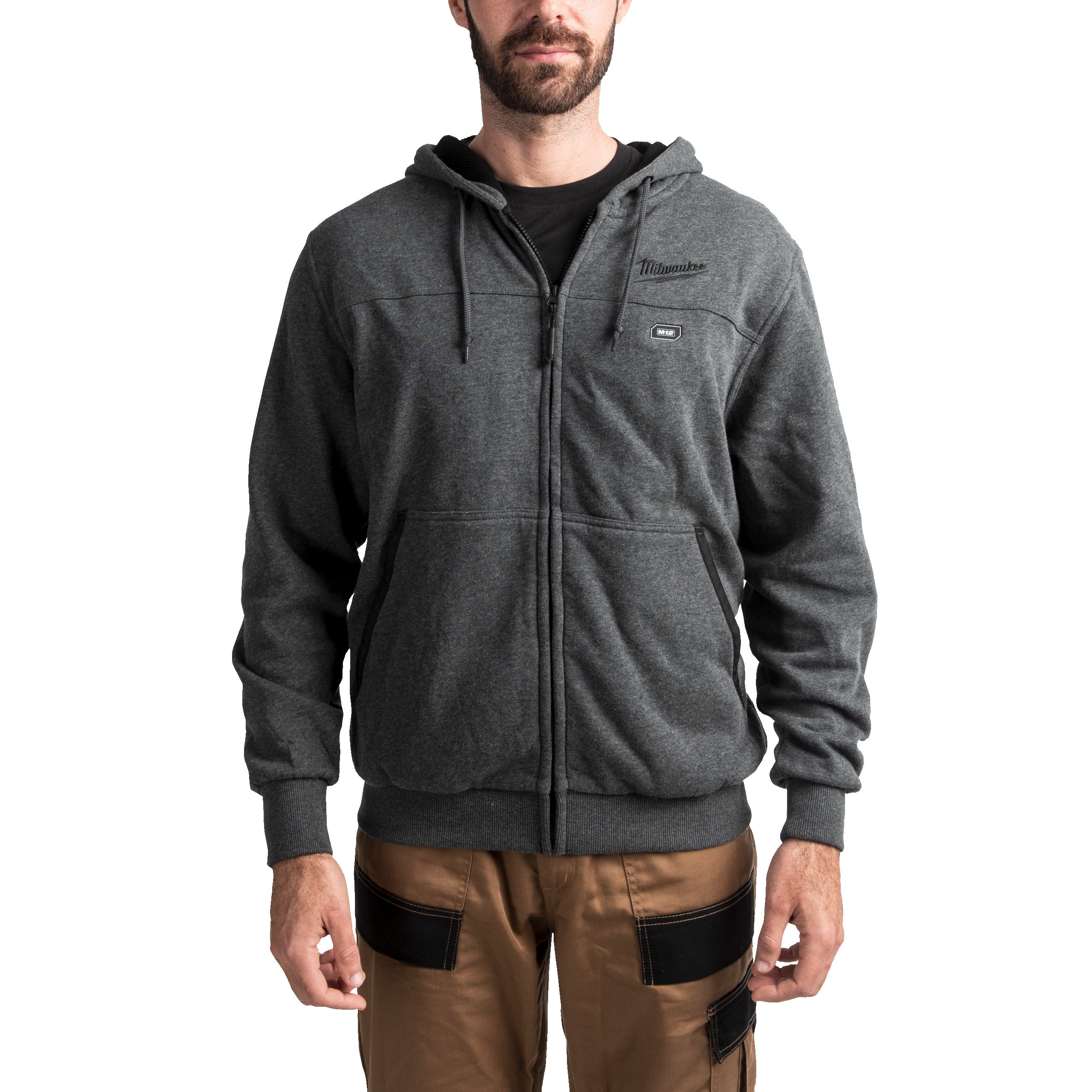 M12 grijze heated hoodie XL - 1 stuk