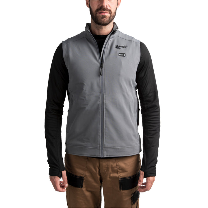 M12 Heated toughshell vest grijs M - 1 stuk