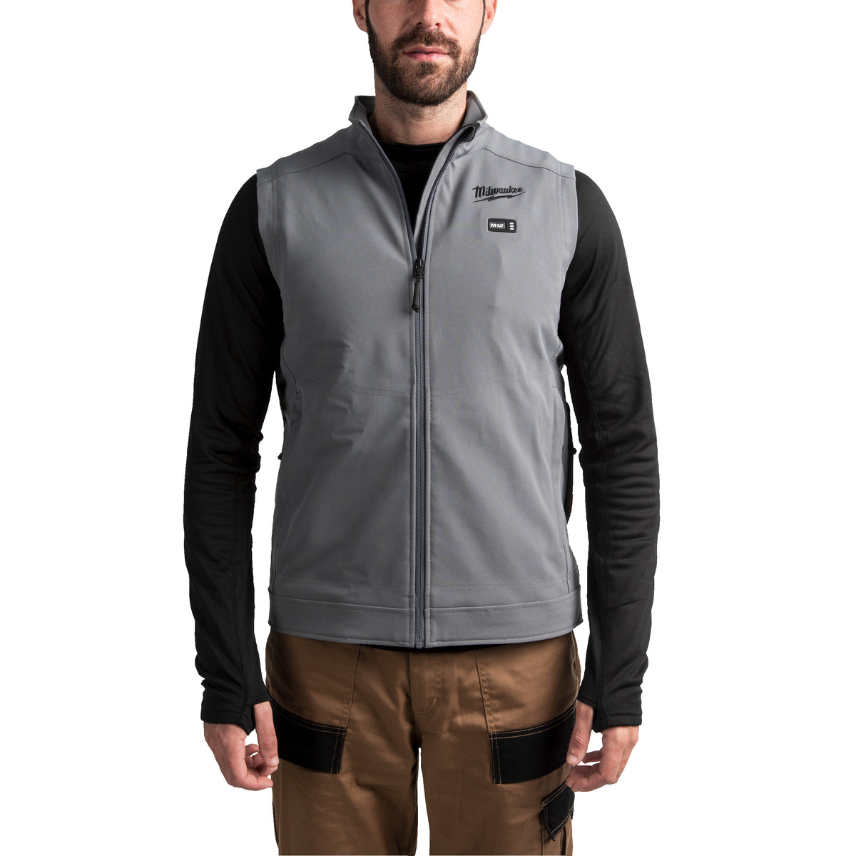 M12 Heated toughshell vest grijs S - 1 stuk