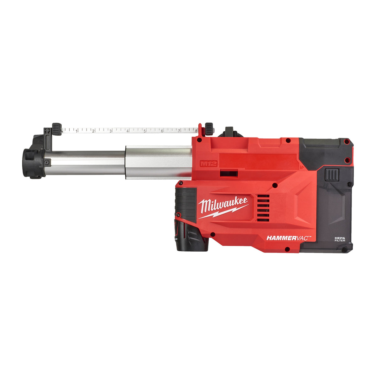 M12 UDEL-201B universele stofafzuiging  (1x 2 AH accu en lader)