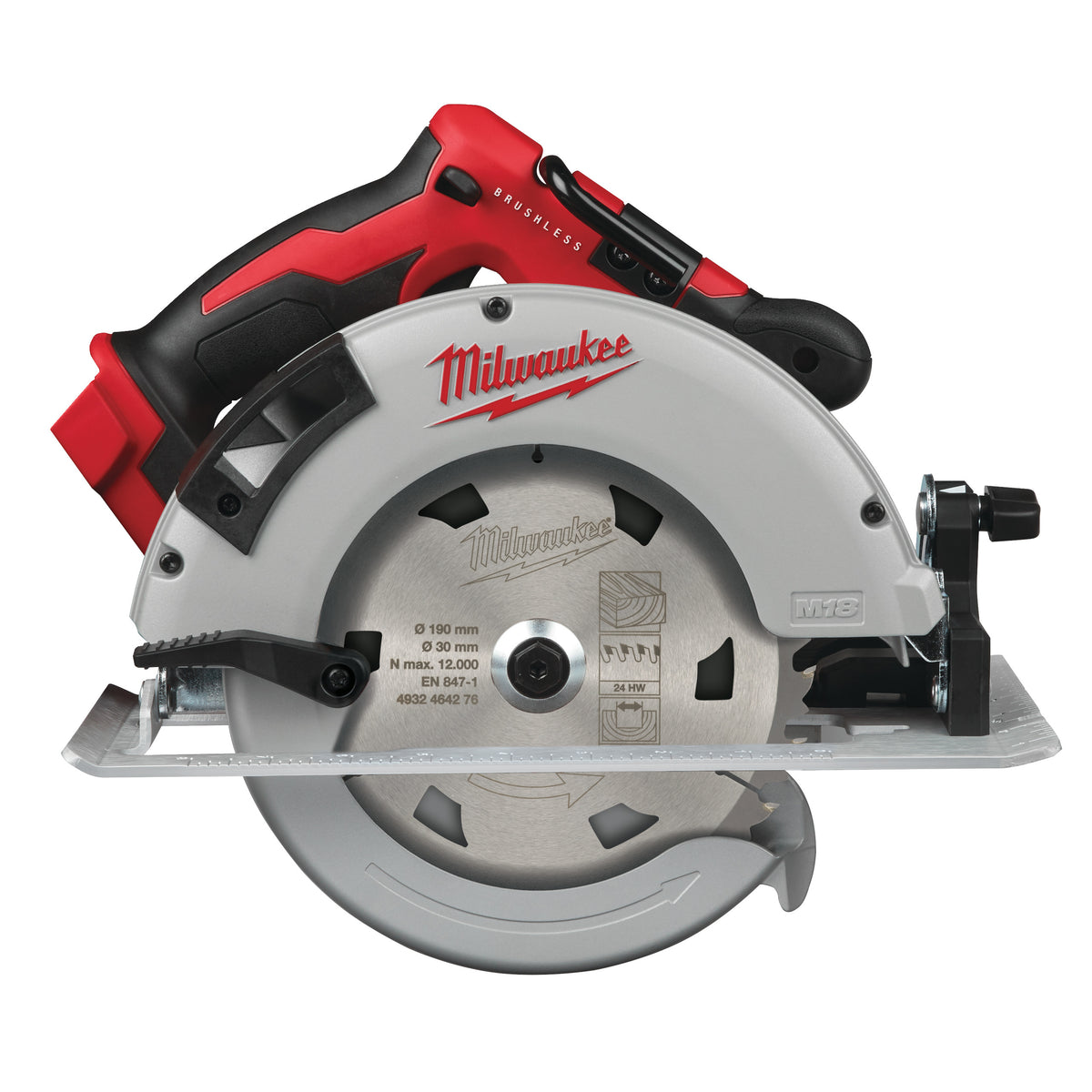 M18 BLCS66-0X koolborstelloze 66mm cirkelzaagmachine voor hout en kunststof