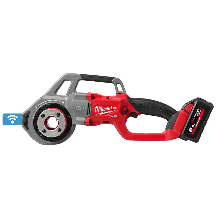 M18 FPT114-802CA DRAADSNIJDER 1″ MET ONE-KEY™ 1/4" (2x 8.0 AH accu en lader)