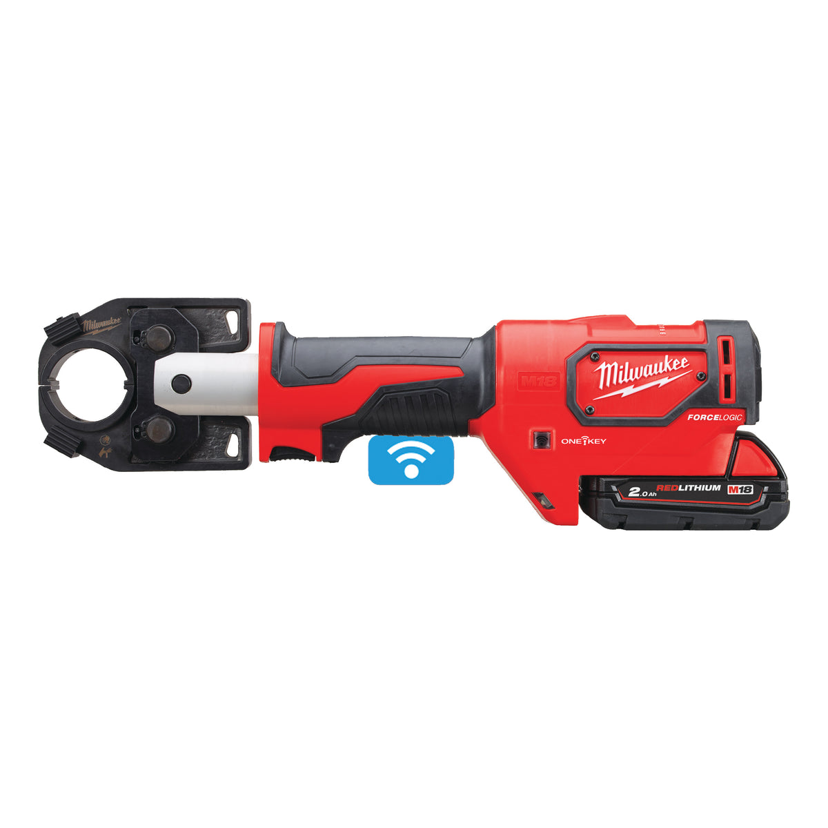 M18 HCCT-201C FORCE LOGIC hydraulische kabel (1x 2.0 AH accu en lader)krimptang