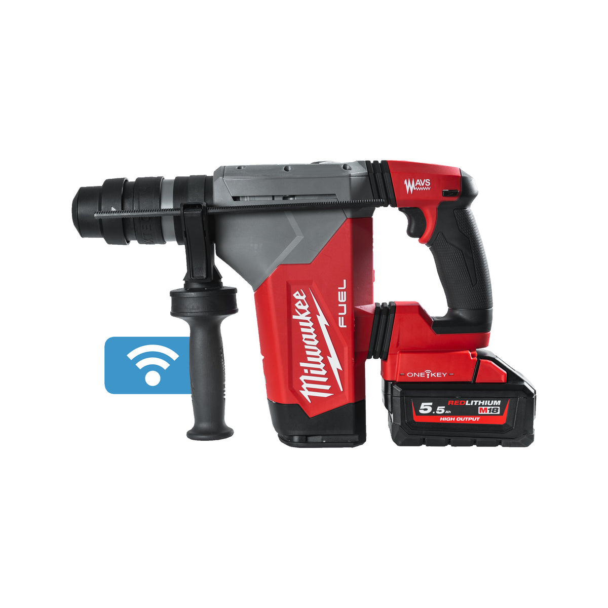 M18 ONEFHPX-552X ONE-KEY SDS-plus 32 mm hamer met FIXTEC