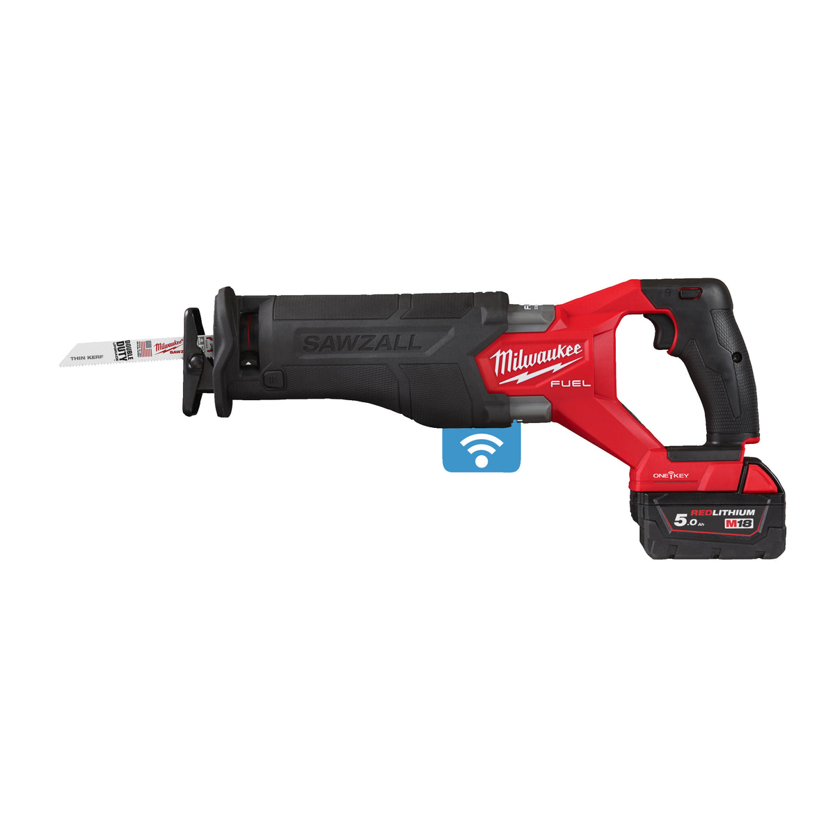M18 ONEFSZ-502X reciprozaagmachine (2x 5.0 AH accu en lader)