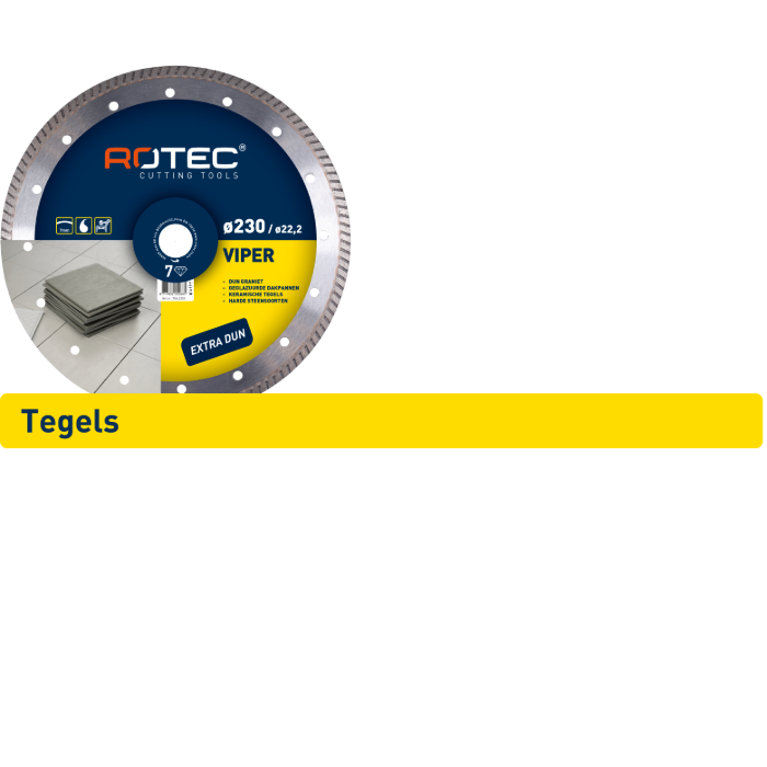 Rotec diamantzaagblad 'VIPER 7', ø230x22,2mm