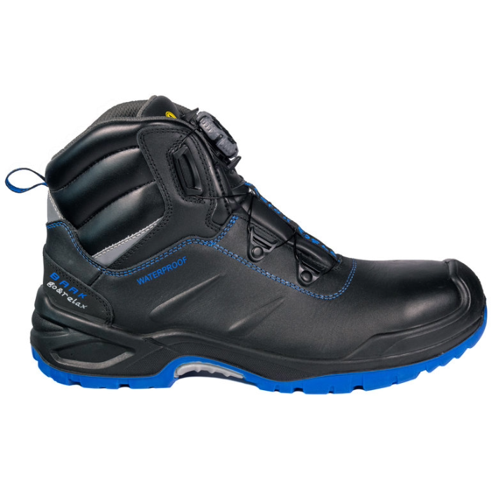 Baak Hunter S3 zwart/blauw met BOA sluiting WATERRESISTENT (38 t/m 48)