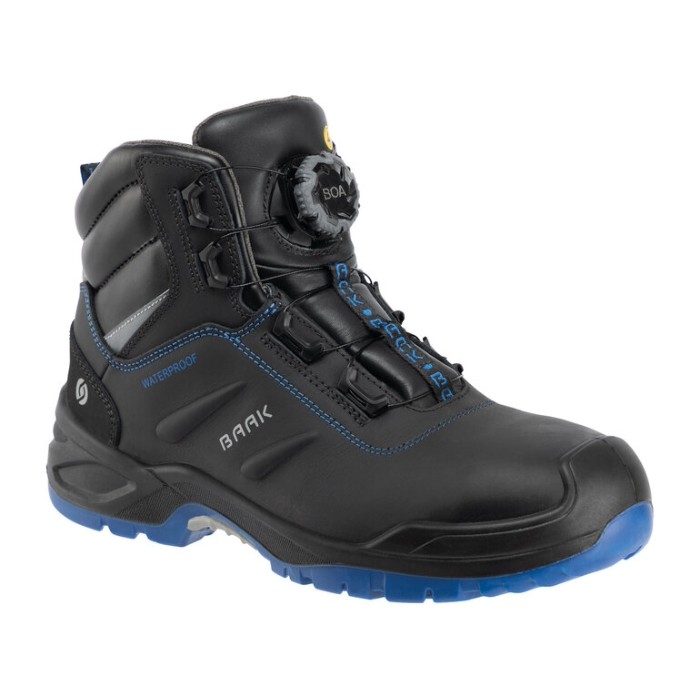 Baak Hunter S3 zwart/blauw met BOA sluiting WATERRESISTENT (38 t/m 48)