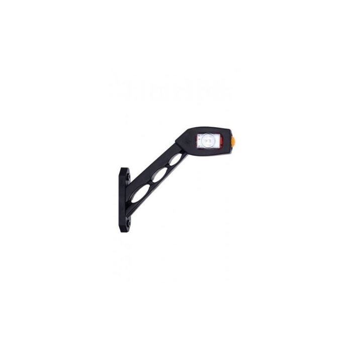 Horpol links | LED breedtelamp rood | wit | amber | 12-24V | 35cm. kabel