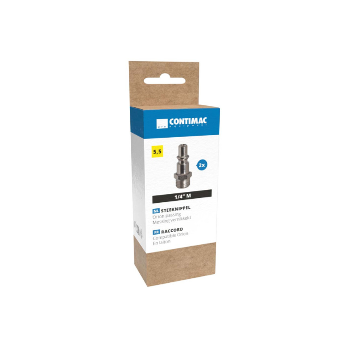 Steeknippel Orion Buitendraad 1/4"M (2 stuks)