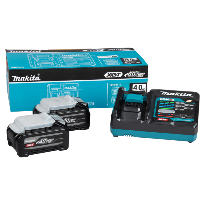 Makita 1916Y1-1 Startset DC40RA 2x BL4040F