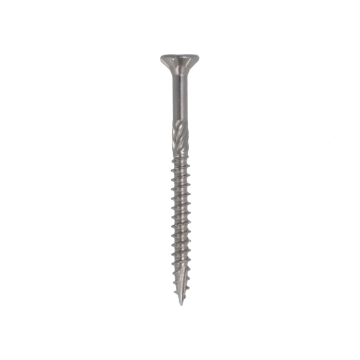 Proftec spaanplaatschroef +snijpunt RVS-410 platkop TX-20 5x60mm 200 stuks