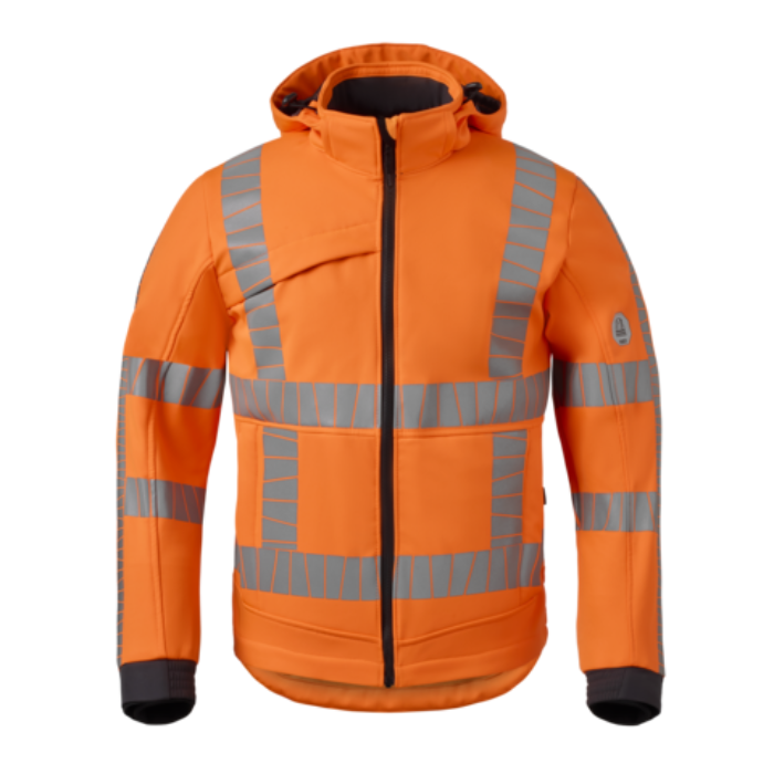 Havep Softshell Jas RWS+ Fluo Oranje/Charcoal (maat s t/m xxxl)