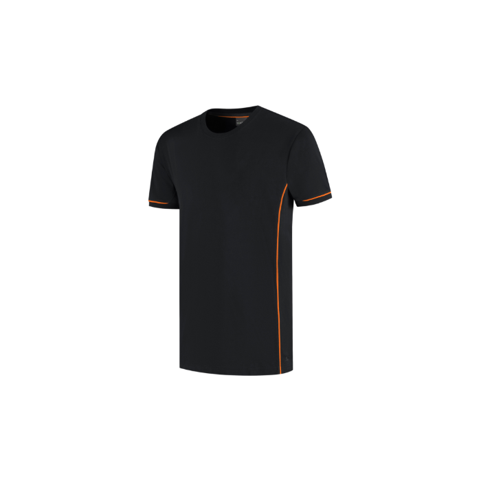Santino T-shirt Cal zwart/oranje (S t/m 4XL)