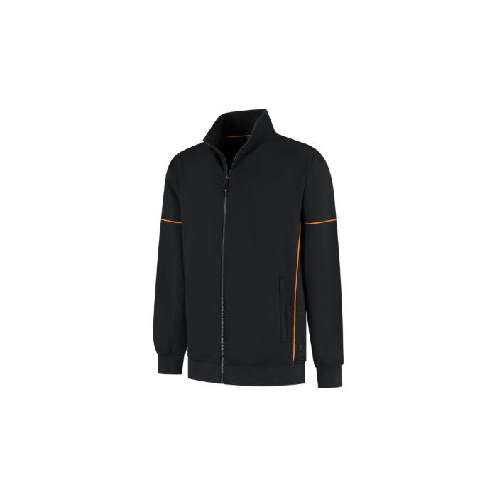 Santino Sweatvest Colt zwart/oranje (S t/m 4XL)