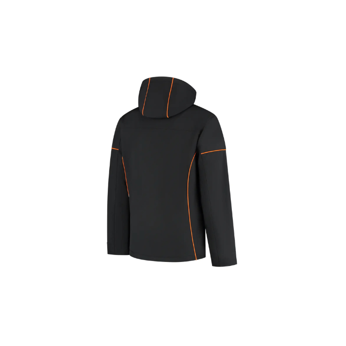 Santino Softshell Jacket Curtis zwart/oranje (S t/m 4XL)