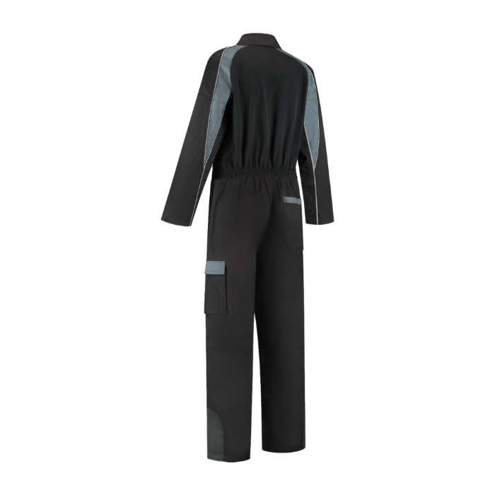 Overall polyester/katoen met 4-way stretch rugpand (48 t/m 58)