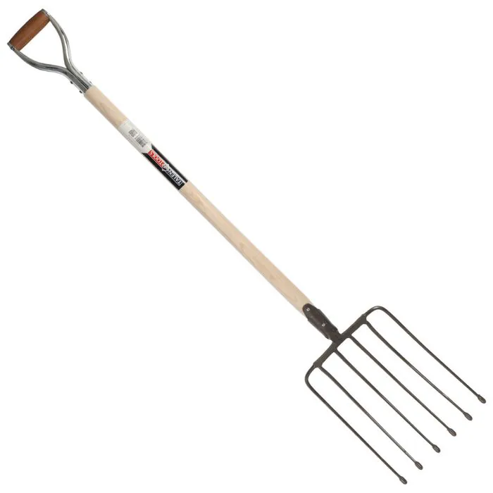 Bietenvork - 6 tanden - Professioneel - Essenhouten steel - 85 cm