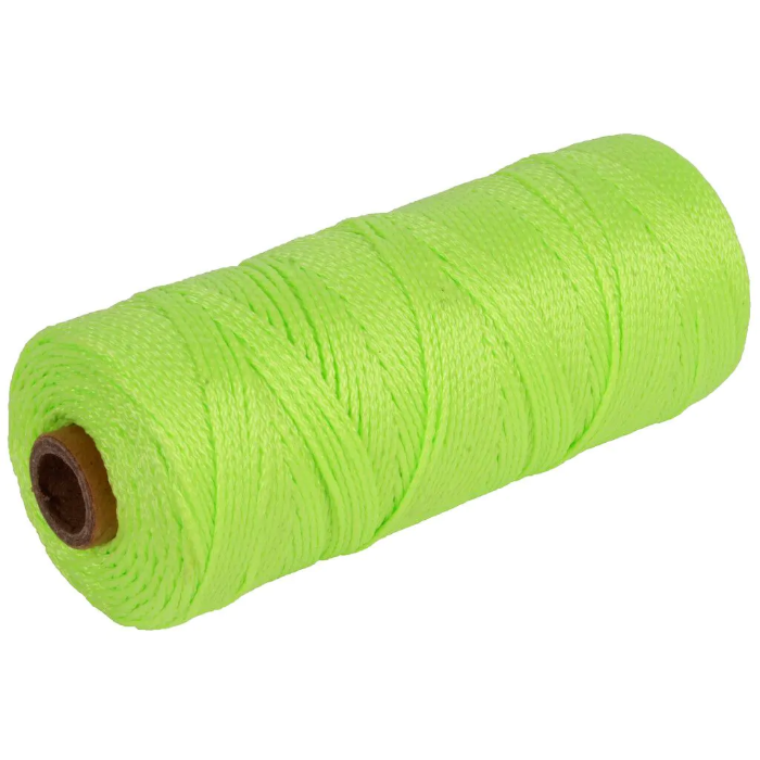 Uitzetkoord - Stratenmakerstouw - Groen - dia 1,5 mm - 200 meter