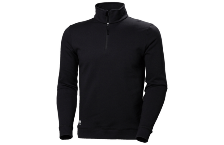 HH 79210 Manchester Half Zip Sweater 991 (zwart) S t/m XXXL